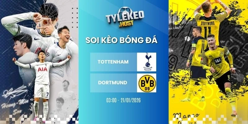 Soi kèo nhà cái Tottenham vs Dortmund