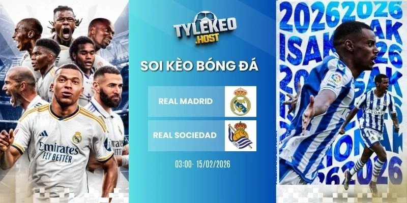 Soi kèo nhà cái Real Madrid vs Real Sociedad - La Liga, 15/02/2026