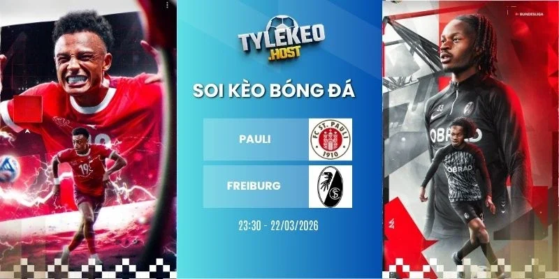 soi keo ty le pauli vs freiburg bundesliga 22 03 2026 1
